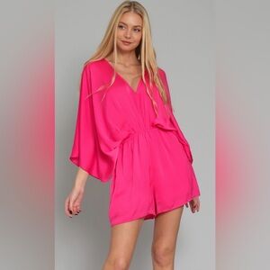 Hot Pink Romper
